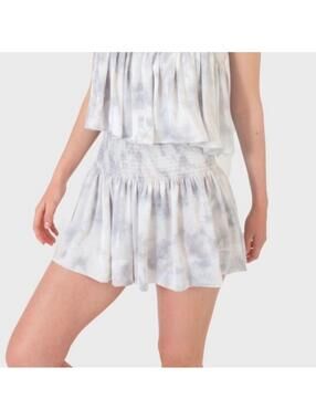 Koch Erica Skirt Cloud 9 Lavender Gray Tie Dye Skirt/Shorts XS